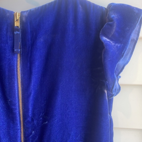 Crewcuts blue velvet dress 5 - Picture 4 of 4